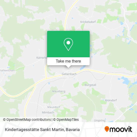Карта Kindertagesstätte Sankt Martin
