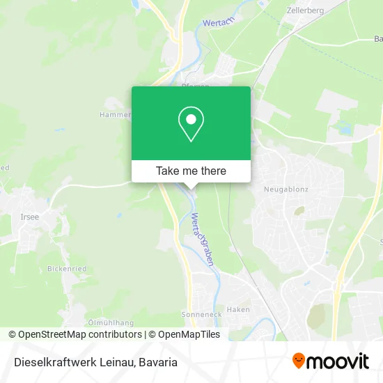 Карта Dieselkraftwerk Leinau