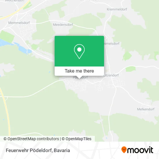 Карта Feuerwehr Pödeldorf