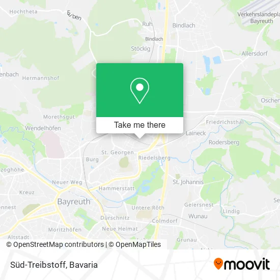 Карта Süd-Treibstoff