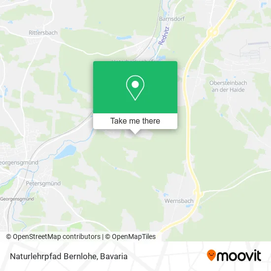 Карта Naturlehrpfad Bernlohe