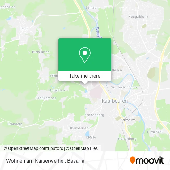 Карта Wohnen am Kaiserweiher