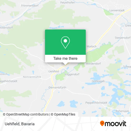 Карта Uehlfeld
