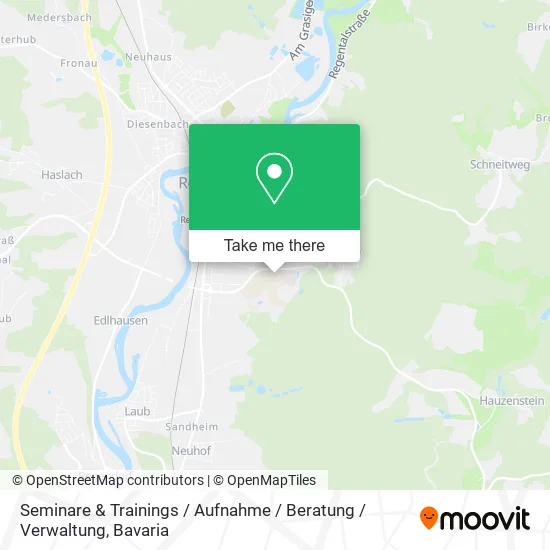 Карта Seminare & Trainings / Aufnahme / Beratung / Verwaltung