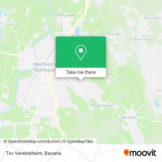 Карта Tsv Vereinsheim