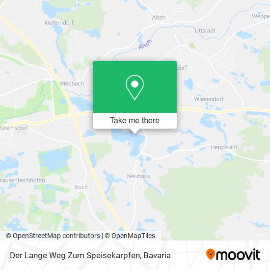 Der Lange Weg Zum Speisekarpfen map