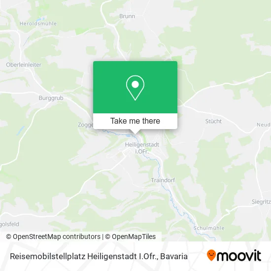 Карта Reisemobilstellplatz Heiligenstadt I.Ofr.