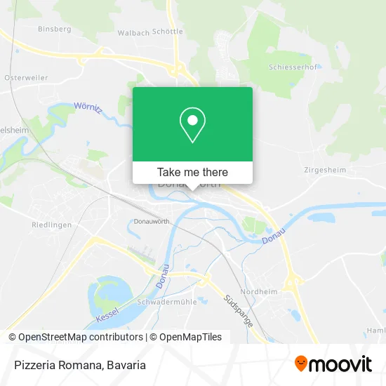 Pizzeria Romana map