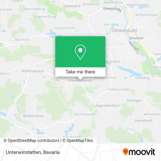 Карта Unterwinstetten