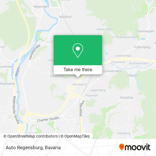 Карта Auto Regensburg