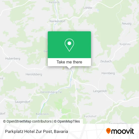 Карта Parkplatz Hotel Zur Post