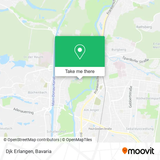 Карта Djk Erlangen