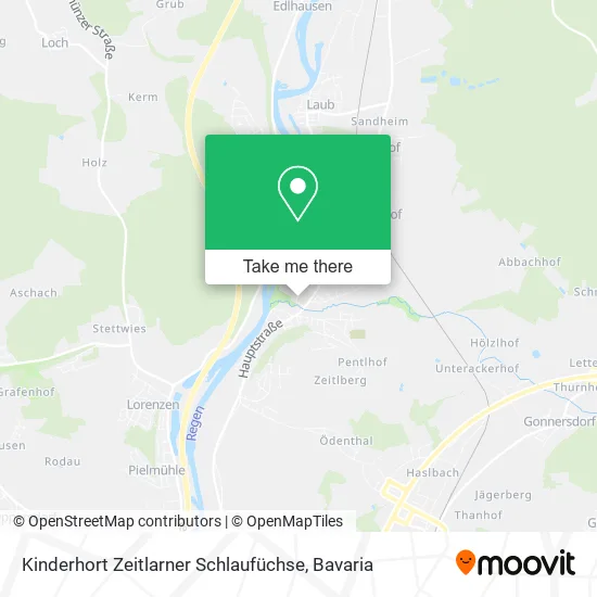 Карта Kinderhort Zeitlarner Schlaufüchse