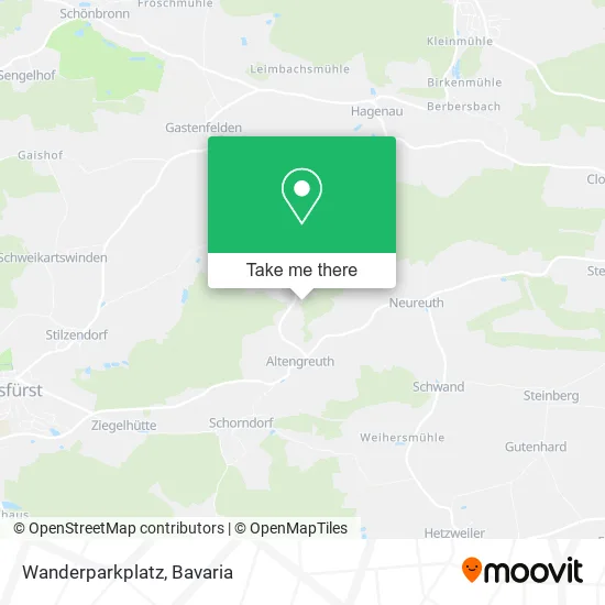 Карта Wanderparkplatz