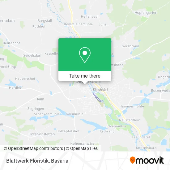Карта Blattwerk Floristik