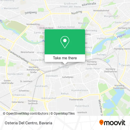 Карта Osteria Del Centro
