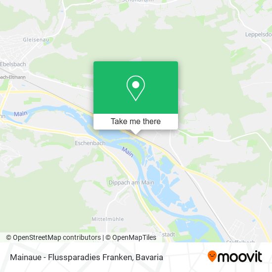 Mainaue - Flussparadies Franken map