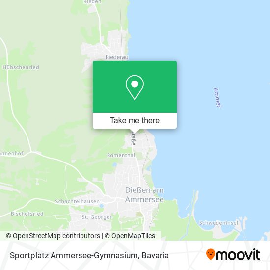 Sportplatz Ammersee-Gymnasium map
