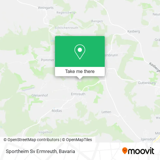 Карта Sportheim Sv Ermreuth