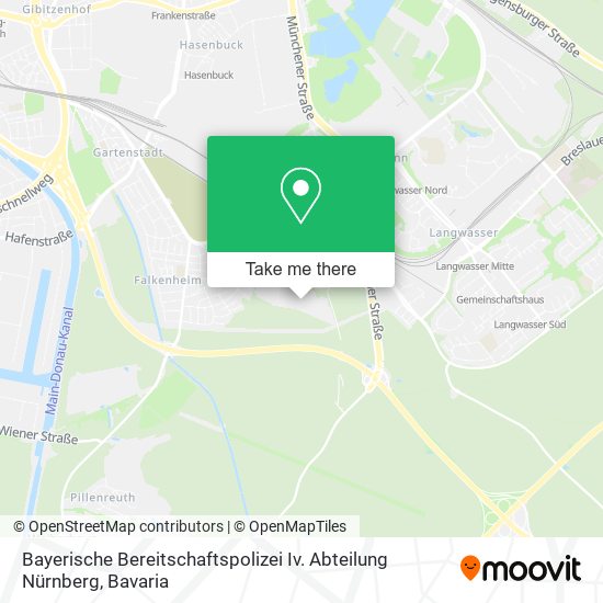 Bayerische Bereitschaftspolizei Iv. Abteilung Nürnberg map
