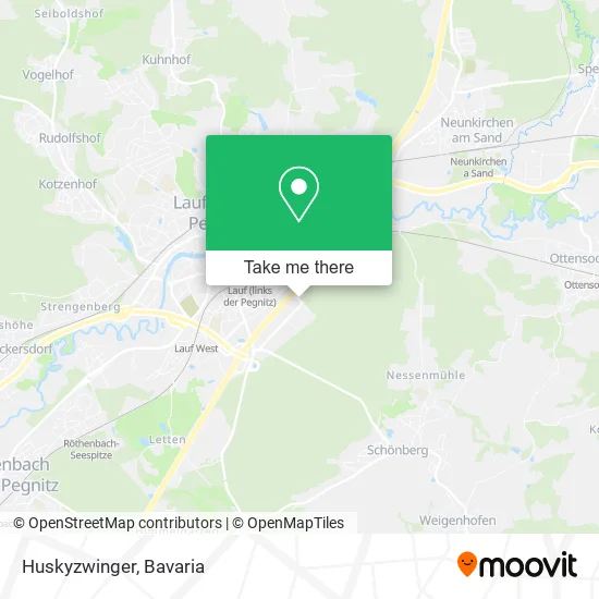 Карта Huskyzwinger