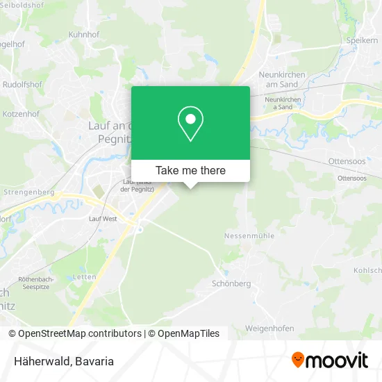 Карта Häherwald