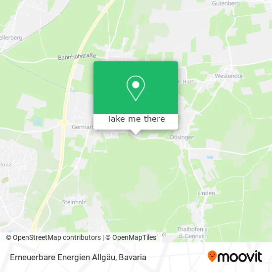 Карта Erneuerbare Energien Allgäu