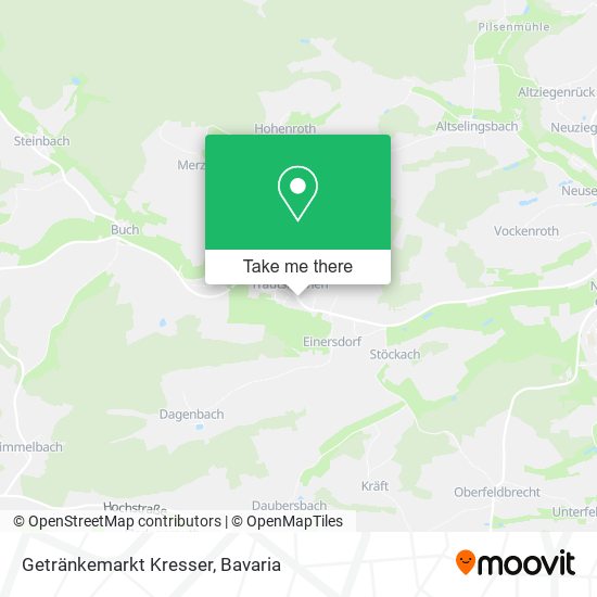 Getränkemarkt Kresser map