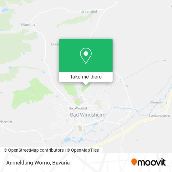 Anmeldung Womo map