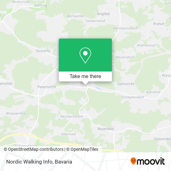 Карта Nordic Walking Info