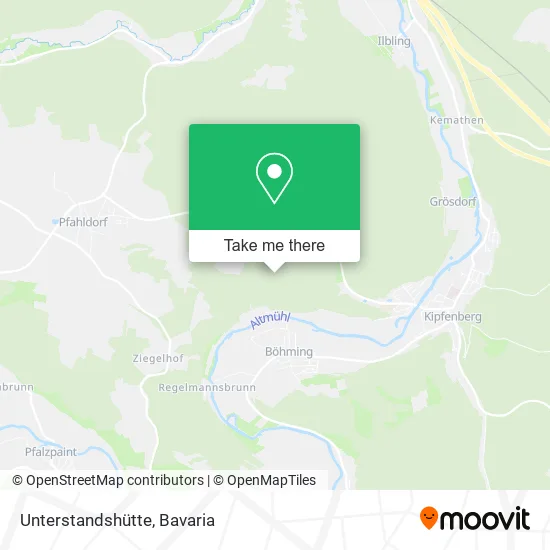 Карта Unterstandshütte