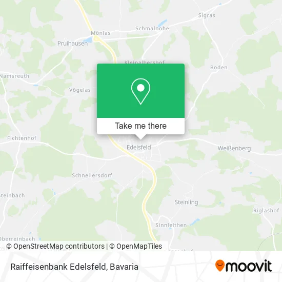 Карта Raiffeisenbank Edelsfeld