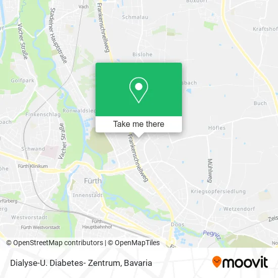 Карта Dialyse-U. Diabetes- Zentrum
