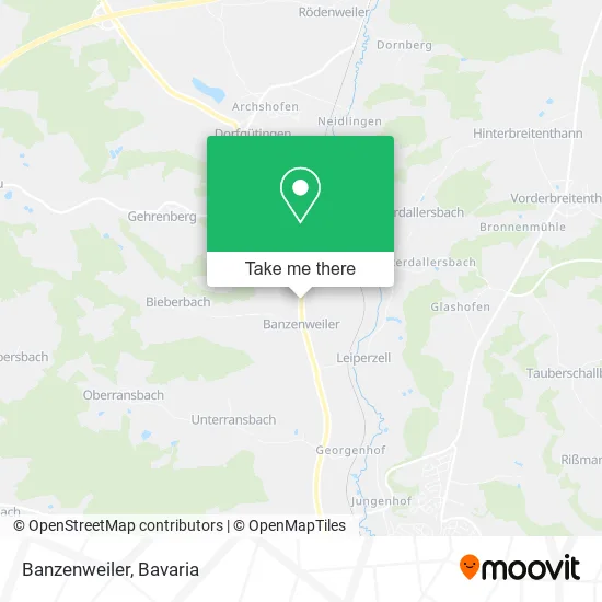 Карта Banzenweiler