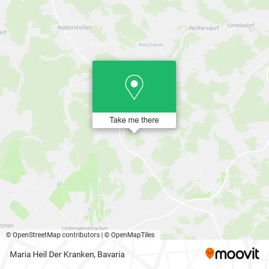 Карта Maria Heil Der Kranken