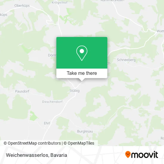 Карта Weichenwasserlos