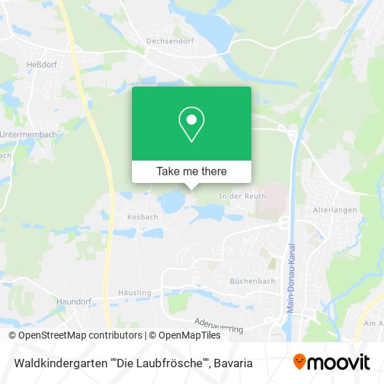 Waldkindergarten ""Die Laubfrösche"" map