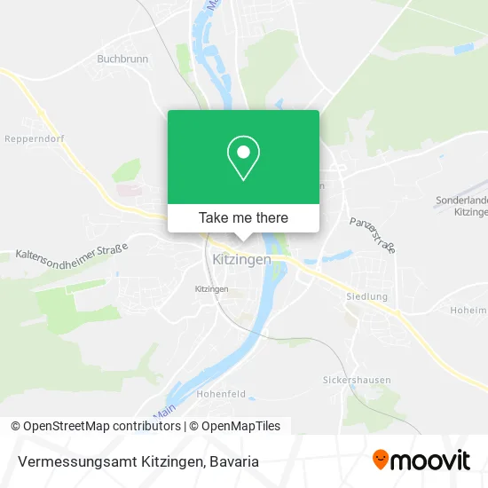 Карта Vermessungsamt Kitzingen