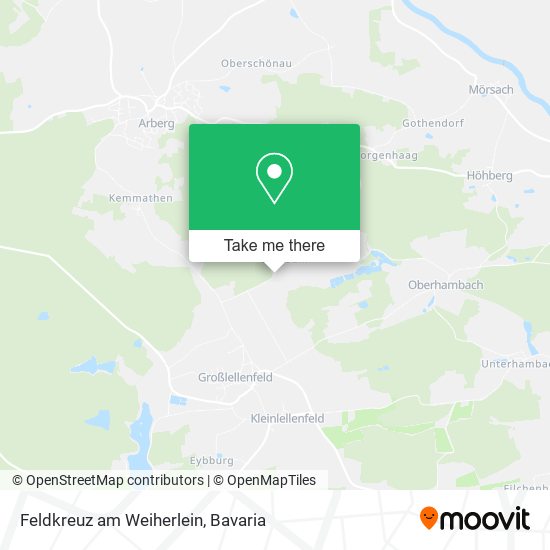 Feldkreuz am Weiherlein map