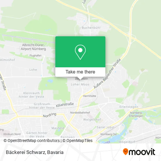 Карта Bäckerei Schwarz