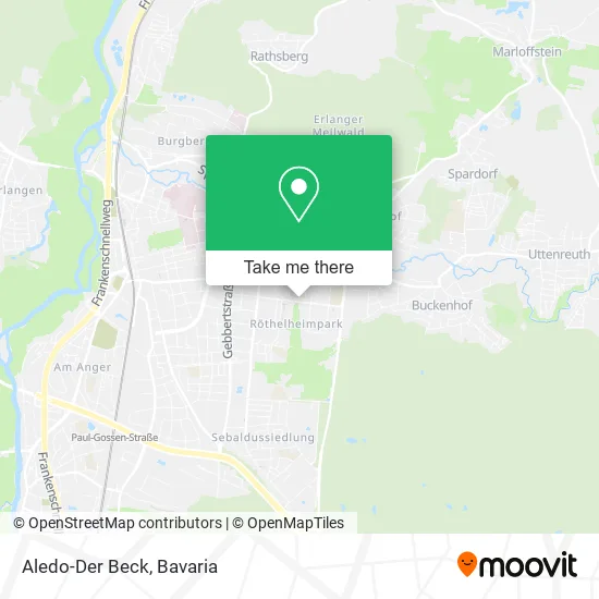 Карта Aledo-Der Beck
