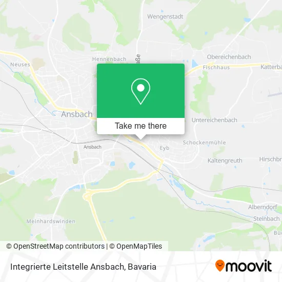 Карта Integrierte Leitstelle Ansbach