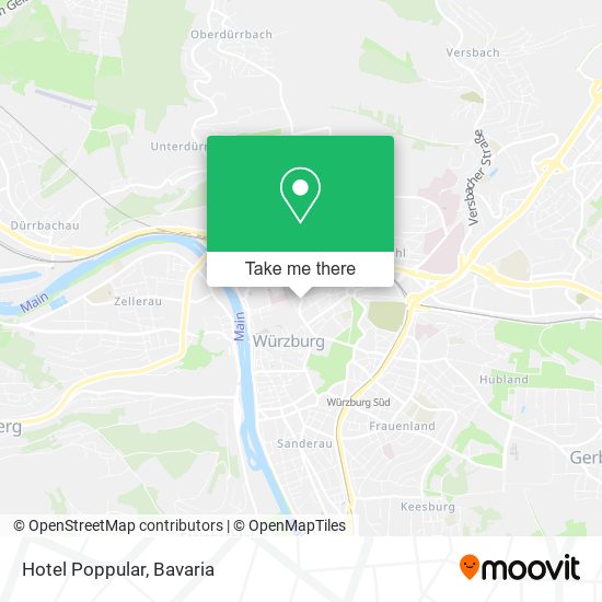 Hotel Poppular map