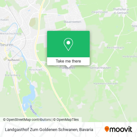 Landgasthof Zum Goldenen Schwanen map