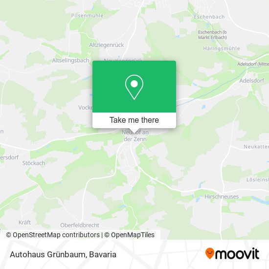 Autohaus Grünbaum map