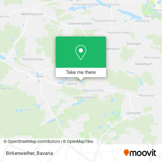 Карта Birkenweiher
