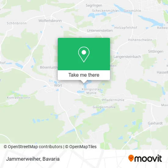 Карта Jammerweiher