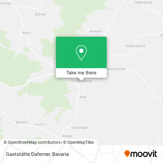 Карта Gaststätte Daferner