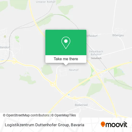 Logistikzentrum Duttenhofer Group map