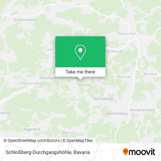 Schloßberg-Durchgangshöhle map